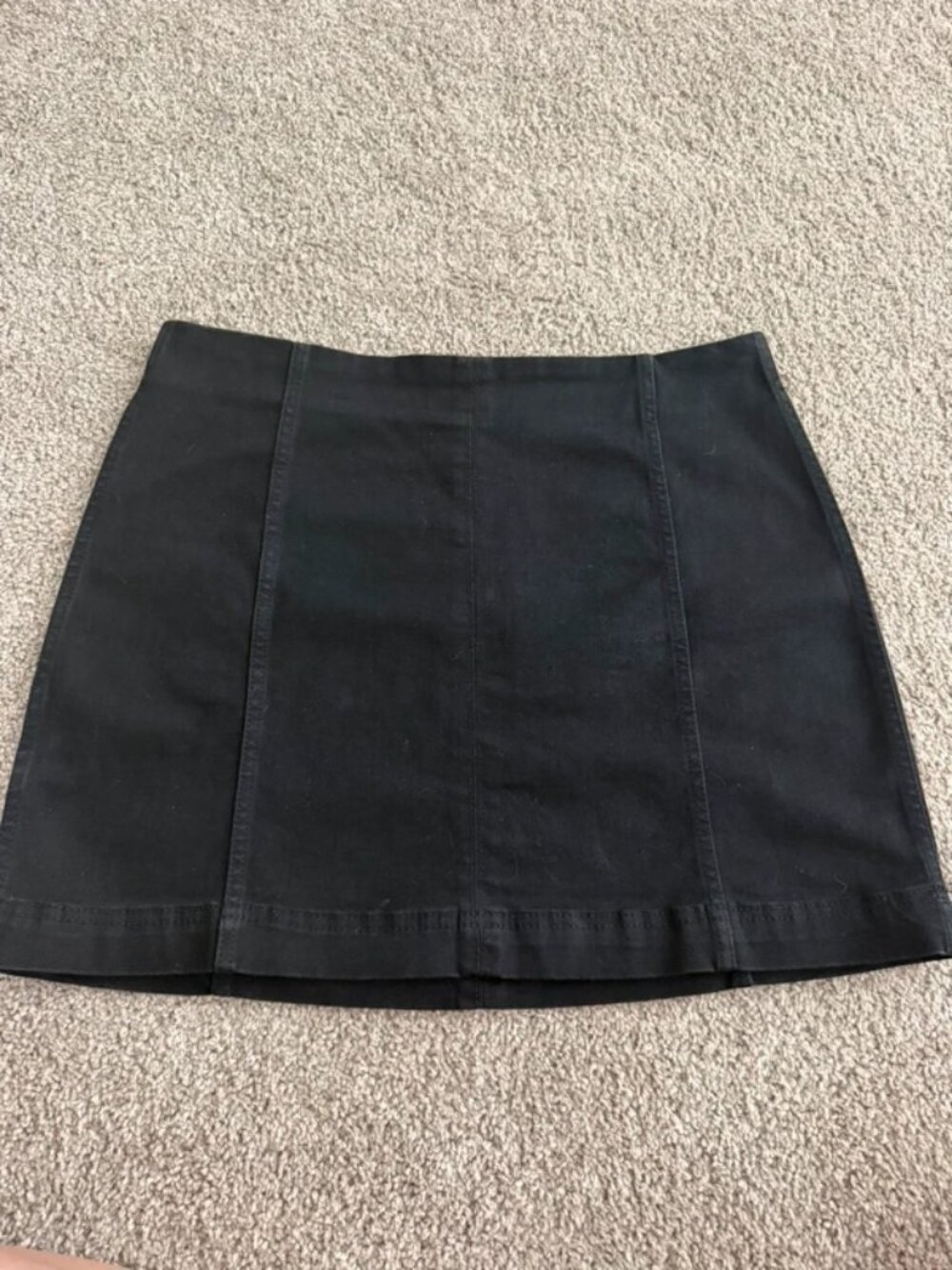 Wild Fabel Black Jean Skirt